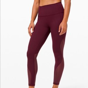 Lululemon Wunder Under High-Rise Tight 25" Mesh